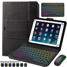 Backlit Keyboard Case Mouse For Samsung Galaxy Tab S9 S8 S7 A9 Plus A8 A7 Tablet