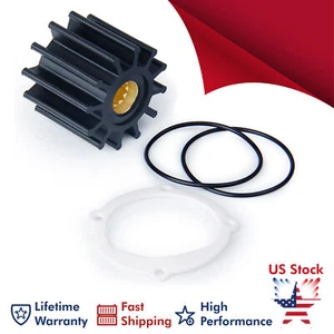 Water Pump Impeller Repair Kit Replaces For Johnson 09-812B-1 Jabsco Indmar US - Picture 1 of 8
