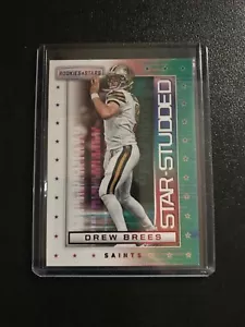 ¡Tarjeta de inserción tachonada Drew Brees 2018 Rookies & Stars Star! - Imagen 1 de 1