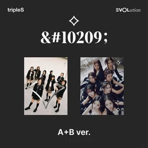 tripleS Mini Album EVOLution MUJUK 2Ver SET CD+Book+Sticker+Poster+3ea Card+Gift - Picture 1 of 12