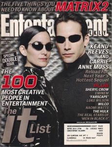 Entertainment Weekly 660/661 Jun 28/Jul 5 2002 KEANU REEVES CARRIE ANNE MOSS - Imagen 1 de 3