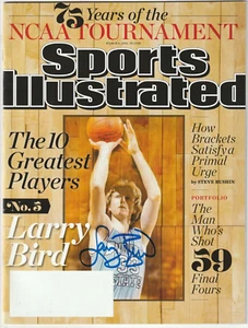 LARRY BIRD Signed 3/6/13 SPORTS ILLUSTRATED Schwartz COA & Bird Holo (NO Label) - Picture 1 of 2