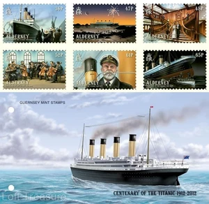 Alderney Stamps: "Titanic Centenary" Presentation Pack 2012 - Picture 1 of 6