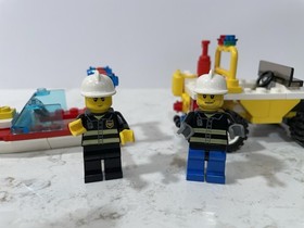 Retired City LEGO sets Fire Boat 4992 & 4x4 Fire Truck 20002