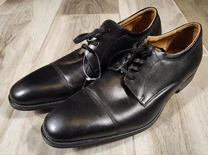 Florsheim Conetta Cap Toe Oxford Shoes Men's Leather Black Size US 10.5 M - Picture 1 of 8