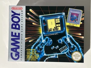 Nintendo Game Boy DMG - Boxato - Originale - Gameboy UKV con protettore - Foto 1 di 14