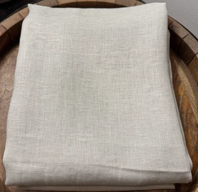 West Elm SHEER European Flax Linen Curtain Panel 48x84 Stone Gray - Image 1 of 4