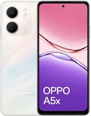 OPPO A5X 4G 128GB 4GB RAM  DUAL SIM ANDROID 6.67" BIANCO ITALIA NO BRAND - Immagine 1 di 4