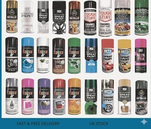 400ml All Purpose Spray Paint for Metal, Wood,Plastic Matt, Gloss, Satin & more - Picture 1 of 96