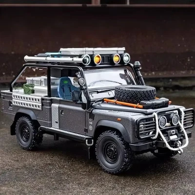 1/24 Land Range Rover Defender 110 Tomb LE Alloy Car Model Diecast Toy Vehicle - Image 1 of 4