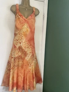Beautiful M&S PER UNA Boho Tea Party Holiday Party Occasion Dress Size 20 - Picture 1 of 6