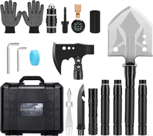 Survival Shovel Axe Multitool, Fixm Folding Shovel Hatchet Survival Tool Camp... - Picture 1 of 7