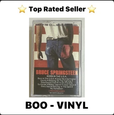 Bruce Springsteen Born in the USA. Cassette Tape Paper Labels EX / EX - Image 1 of 4