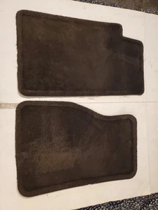 1998 2002 PONTIAC FIREBIRD FRONT LEFT & RIGHT CARPET FLOOR MATS BLACK OEM - Picture 1 of 5