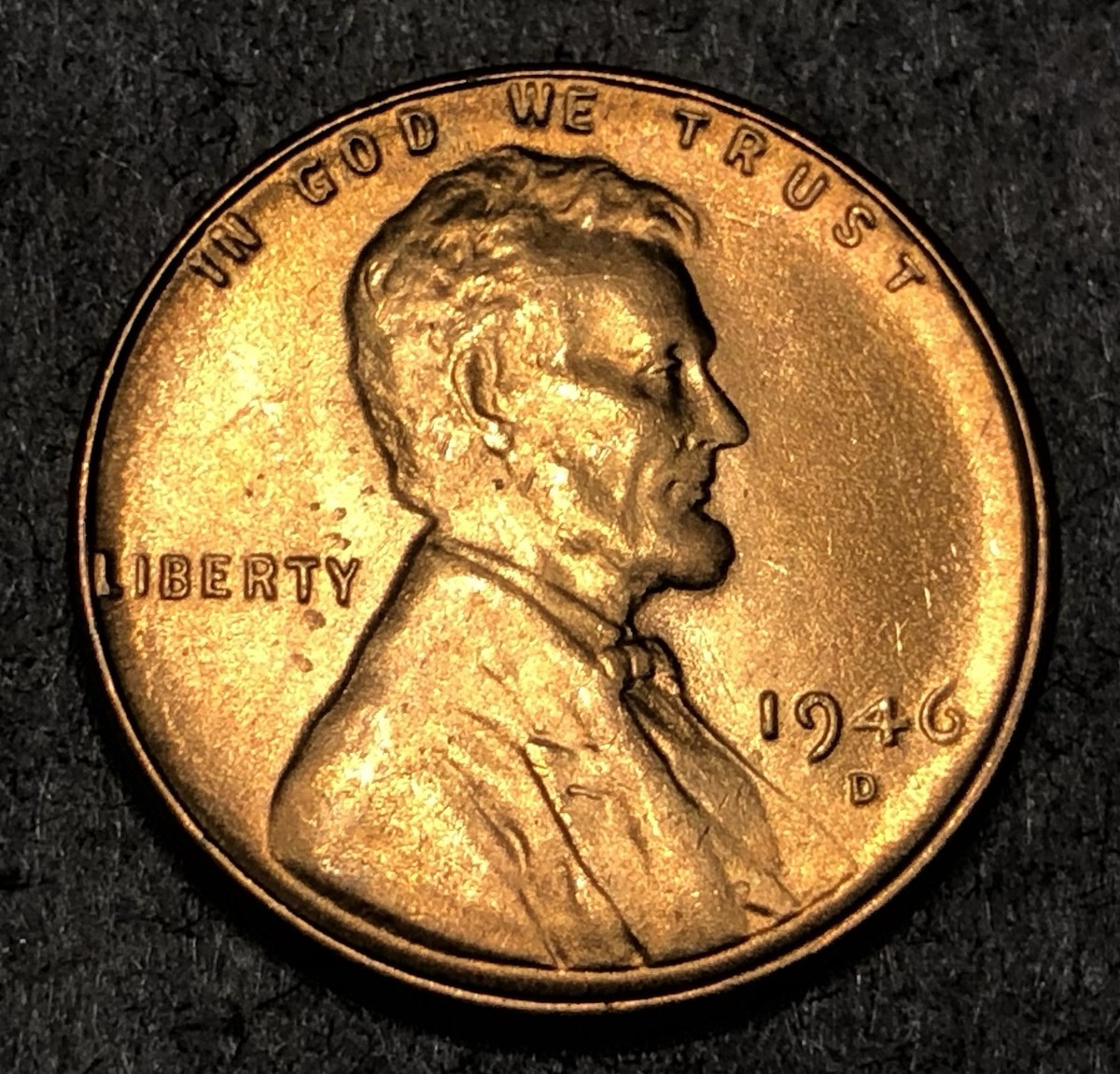 Uncirculated 1946 Year Lincoln Wheat US Small Cents (1909