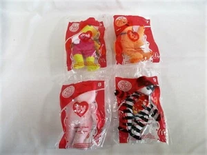 McDonald's Teenie 2004 original beanie babies 25 aniversario juego de 4 - Imagen 1 de 2