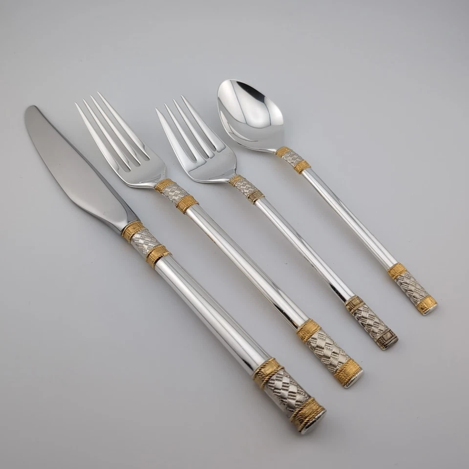 Wallace Golden Aegean Weave Sterling Silver Place Setting - No Monograms - Image 1 of 3