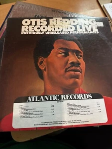 Otis Redding RECORDED LIVE (Prev Unreleased) Vinyl, Atlantic (1982) 1st Pressing - Picture 1 of 2