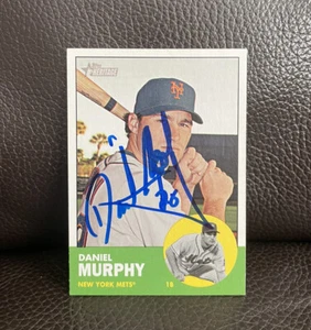 Daniel Murphy Signed 2012 Topps Heritage Card #78 New York Mets - Picture 1 of 2