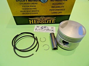 KIT DE PISTÓN HEPOLITA BSA B25 C25SS B25T TR25 +060 ORIFICIOS 16945 ANILLOS Y PIN - Imagen 1 de 2