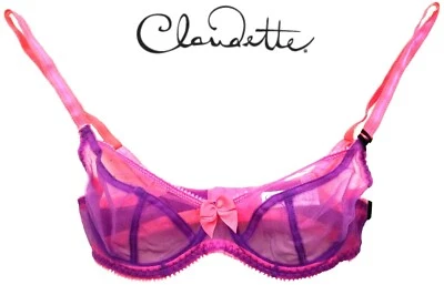 Love Claudette Ultraviolet Dessous Bra Sexy Ladies Lingerie Women's Intimates - Image 1 of 4