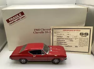 RARE Danbury Mint 1968 Chevrolet Chevelle SS-396 w/ COA and Original Box! - Picture 1 of 7