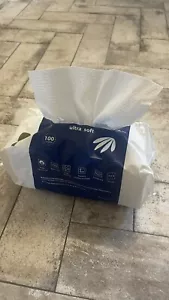 Clean Skin Spa Texturized Towels Disposable Face Wash Cloths Ultra Soft 100 CT - Picture 1 of 5