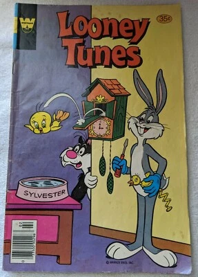 Vintage Warner Bros., Inc. 1979 Looney Tunes No. 24 insetos de quadrinhos Sylvester Da - Imagem 1 de 3