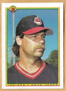 DOUG JONES CLEVELAND INDIANS #328 - BOWMAN CASI NUEVO - MONTADO 1990 - Imagen 1 de 2