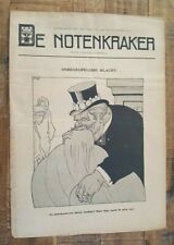 HISTORIC Original WWI Dutch Magazine - DE NOTENKRAKER - No. 5069 - 14 OCT 1916