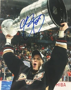 Foto firmada de Chris Pronger Anaheim Ducks 8x10 - Imagen 1 de 3