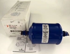 Emerson, 1/2" ODF BOK 16 4 S HH Liquid Line Burnout Filter Drier, 16 Cu In, NEW. - Picture 1 of 5