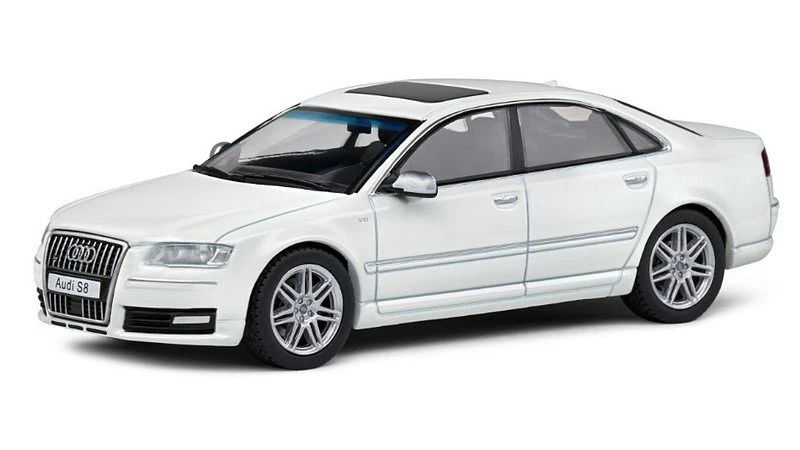 Audi S8 D3 2010 White 1:43 SOLIDO 4313302 - Immagine 1 di 1
