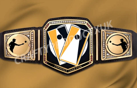 Cornhole Title Championship Belt Cover