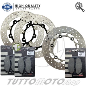 KIT DISCHI ANT. + POST. + PASTIGLIE BRAKING YAMAHA T-MAX 500 2004-2007 TMAX - Foto 1 di 6