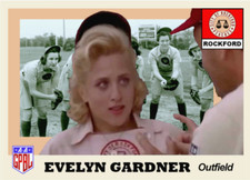 BITTY SCHRAM AS EVELYN GARDNER A LEAGUE OF THEIR OWN ACEO ART CARD, #6 OF 10