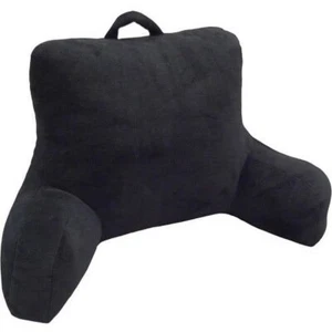 Plush Backrest Pillow Bed Cushion Support Reading Rest Arms Chair Lounger Indigo - Picture 1 of 5