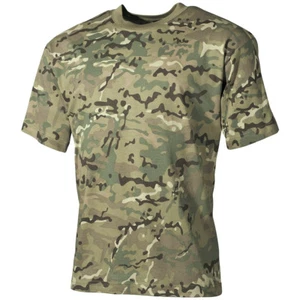 MFH T-Shirt Mens 100% Cotton Combat Tactical Trekking Paintball Operation Camo - Picture 1 of 7
