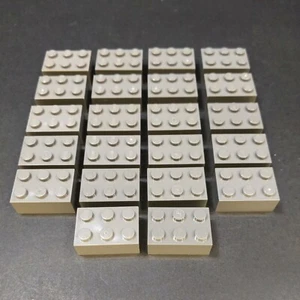 LEGO Dark Bluish Gray Lot of 18 2x3 Bricks 3002 Blocks - Picture 1 of 4