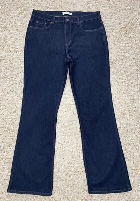 Pantalones de mezclilla Jaclyn Smith para mujer talla 12 tiro alto acampanados elásticos (34x31) Foto 1 de 4