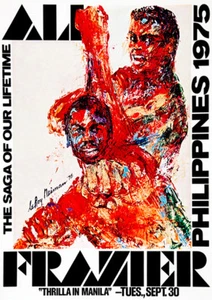 Ali - Frazier - Thrilla en Manila - Filipinas - 1975 - Póster de promoción de lucha - Imagen 1 de 1