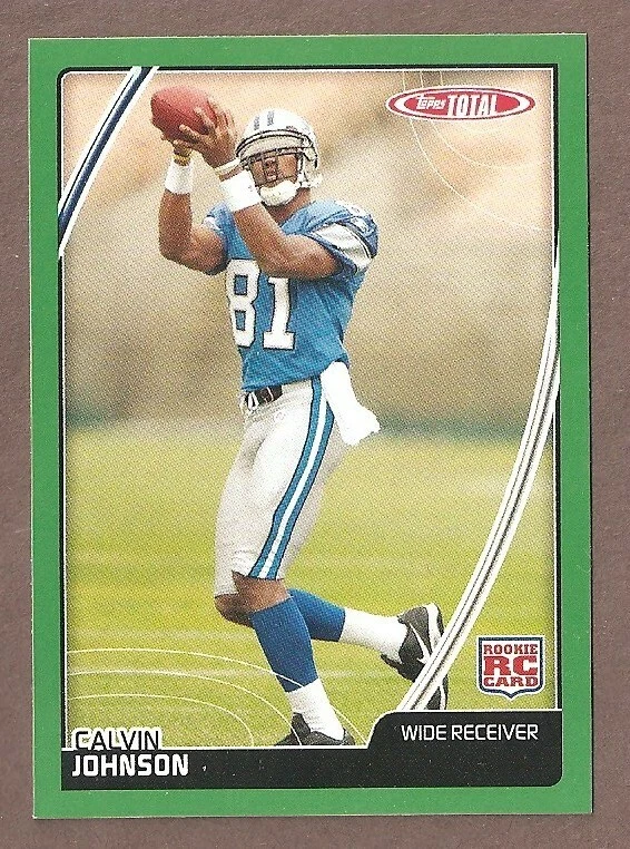 2007 Topps Total  #475- Calvin Johnson Rookie - Image 1 of 1