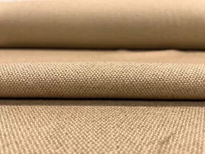12.375 yds Knoll Hourglass Flax Beige Tan Polyester Upholstery Fabric MSRP $433 - Picture 1 of 12
