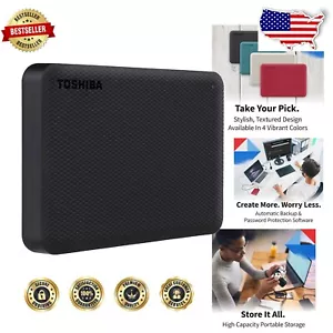 Canvio Advance 4TB tragbare externe Festplatte mit USB 3.0 - schlank & sicher - Bild 1 von 10