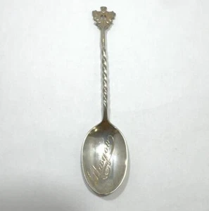Levi & Solomon Sterling Silver, Scottish Thistle Souvenir Spoon "Glasgow" - 8.0G - Picture 1 of 7