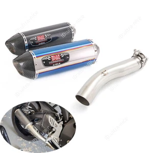 For Suzuki GSXR 600 750 2008-2010 Exhaust Tips 51mm Muffler Pipe with DB Killer - Picture 1 of 11