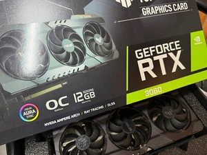 ASUS TUF RTX 3060 12GB GDDR6 Graphics Card - Great Condition, Original Box - Bild 1 von 3