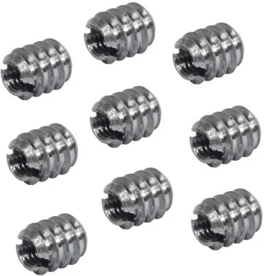 50x Einschraubmuffe Eindrehmuffe Stahl Gewindemuffe Schraubschlitz M4 - M8 Muffe - Bild 1 von 4