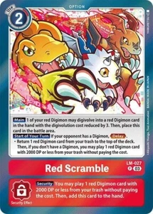 Red Scramble - LM-027 NM - Digimon TCG - Picture 1 of 1