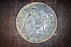 Great Britain 1935 1/2 Half Penny KM837 Bronze **F/VF** #GV - Picture 1 of 2